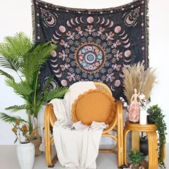 Picknickmatten-Sofabezug mit Geo-Quaste – Outdoor-Matte und Sofaschutz