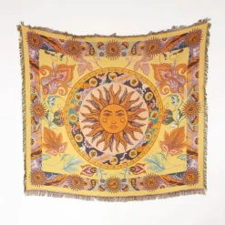 Picknickmatten-Sofabezug mit Geo-Quaste – Outdoor-Matte und Sofaschutz