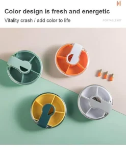 Pillendose – Tragbares Reiseetui für Medikamente