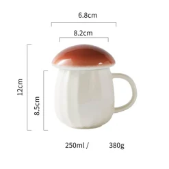 Pilz-Kaffeetasse - Kreative Keramiktasse