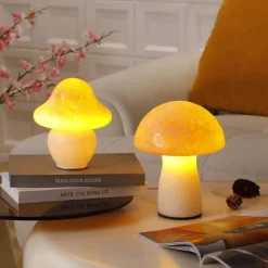 Pilz-Tischlampe – dekoratives Akzentlicht für die Inneneinrichtung