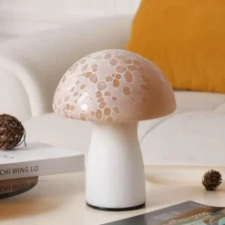Pilz-Tischlampe – dekoratives Akzentlicht für die Inneneinrichtung