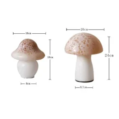 Pilz-Tischlampe – dekoratives Akzentlicht für die Inneneinrichtung