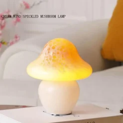 Pilz-Tischlampe – dekoratives Akzentlicht für die Inneneinrichtung