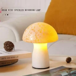 Pilz-Tischlampe – dekoratives Akzentlicht für die Inneneinrichtung