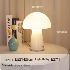 Pilz-Tischlampe – Kreatives Nachtlicht für die Heimdekoration