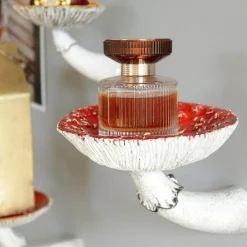 Pilz-Wandregal - Schwebendes Harzdekor