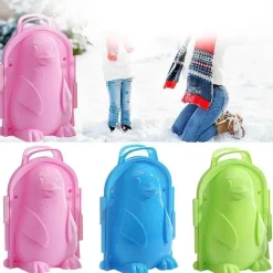 Pinguin-Schneeballmacher – Winter-Eisform für Spaß im Freien