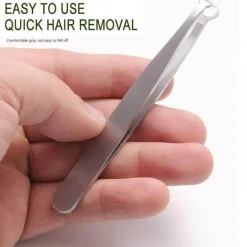 Pinzette zum Trimmen von Nasenhaaren – Pflegewerkzeug mit runder Spitze