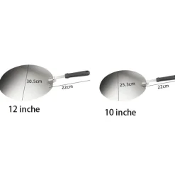 Pizzaschaufel aus Edelstahl – perfektes Backwerkzeug für Kuchen, Brot und Desserts