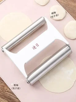 Pizzateig-Docker aus Edelstahl – Teigroller zum Backen