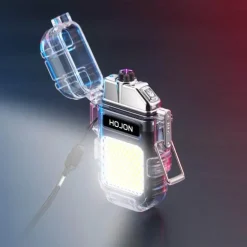 Plasma-Feuerzeug – Transparentes wiederaufladbares Design