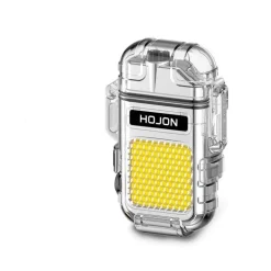 Plasma-Feuerzeug – Transparentes wiederaufladbares Design