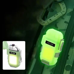 Plasma-Feuerzeug – Transparentes wiederaufladbares Design