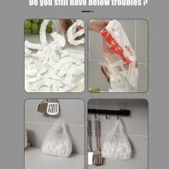 Plastiktütenspender - Selbstklebender Organizer