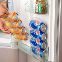 Platzsparende Getränkeaufbewahrung im Kühlschrank