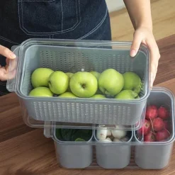 Platzsparende Kühlschrank-Organizer – Behälter-Aufbewahrungslösungen für eine clevere Aufbewahrung in der Küche