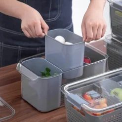 Platzsparende Kühlschrank-Organizer – Behälter-Aufbewahrungslösungen für eine clevere Aufbewahrung in der Küche