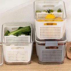 Platzsparende Kühlschrank-Organizer – Behälter-Aufbewahrungslösungen für eine clevere Aufbewahrung in der Küche