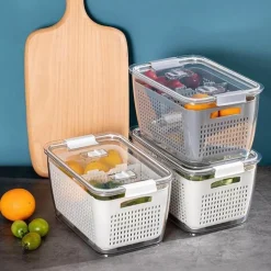 Platzsparende Kühlschrank-Organizer – Behälter-Aufbewahrungslösungen für eine clevere Aufbewahrung in der Küche