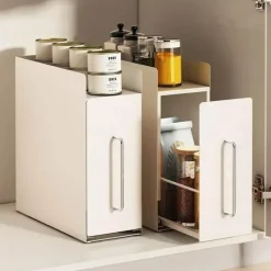 Platzsparender Küchen-Organizerschrank – kompakte Aufbewahrungslösung