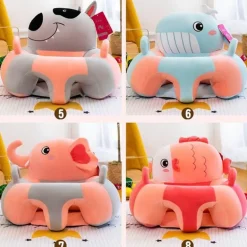 Plüsch-Babyliege – weicher Bodensitz für Kleinkinder