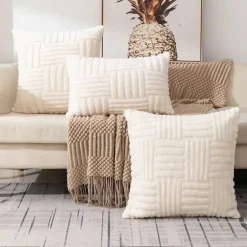 Plüsch-Kissenbezug – weicher, dekorativer Kissenbezug