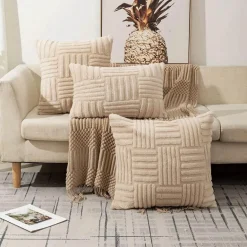 Plüsch-Kissenbezug – weicher, dekorativer Kissenbezug