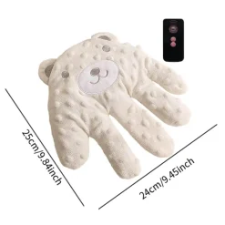 Plüsch-Kuschelbär-Schlafspielzeug – weicher automatischer Baby-Schnuller