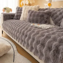 Plüsch-Sofabezug – weicher, bequemer Möbelschutz