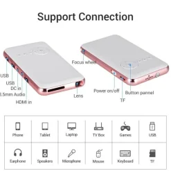 Pocket Cinema-Projektor – Tragbarer Smart-Projektor