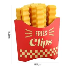 Pommes Frites Verschlussklammern - Lebensmittel Frischhalteklammern