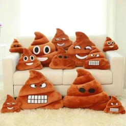 Poop Emoji Kissen - Lustiges Plüschkissen