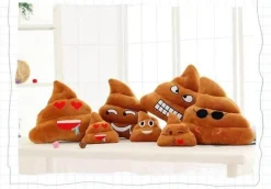 Poop Emoji Kissen - Lustiges Plüschkissen