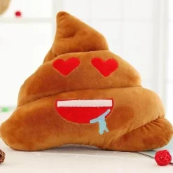 Poop Emoji Kissen - Lustiges Plüschkissen
