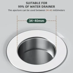 Pop-up-Spülbeckensieb – Abflussabdeckung gegen Verstopfung