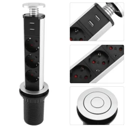 Pop-Up-Steckdose – einziehbare Steckdose