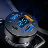 4-Port USB-Autoladegerät - Schnellladegerät-Adapter