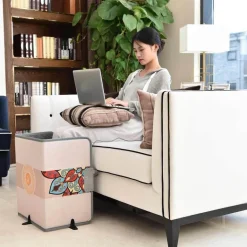 Portable Electric Folding Space Heater - Compact Warmth for Home Office