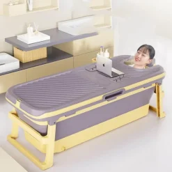 Portable Folding Bathtub - Home Spa Relaxation Tub