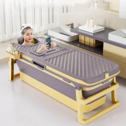 Portable Folding Bathtub - Home Spa Relaxation Tub