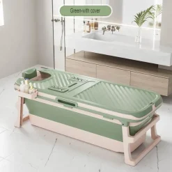 Portable Folding Bathtub - Home Spa Relaxation Tub