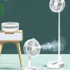 Portable Remote Control Air Conditioner Humidifier with LED Light - Compact Cooling Solution