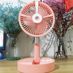 Portable Remote Control Air Conditioner Humidifier with LED Light - Compact Cooling Solution