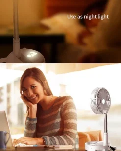 Portable Remote Control Air Conditioner Humidifier with LED Light - Compact Cooling Solution