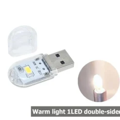 Portable USB LED Night Light - Soft Glow Lamp