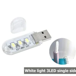 Portable USB LED Night Light - Soft Glow Lamp