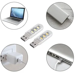 Portable USB LED Night Light - Soft Glow Lamp