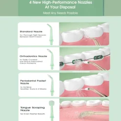 Portable Water Flosser - Compact Travel Oral Care Device