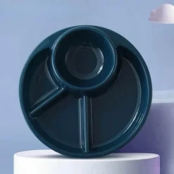 Portionskontrolle, unterteilter Mahlzeitenplaner-Teller – Leitfaden für gesunde Ernährung